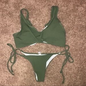 Green bikini